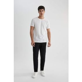 DeFacto M6608AZ/ER105 Ekru Erkek T-shirt