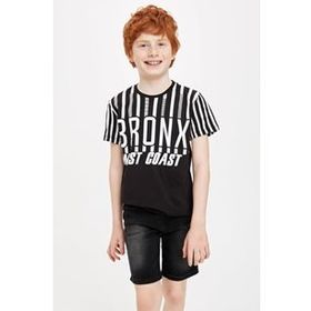 DeFacto M9583A620SMBK47 Slim Fit Jean Erkek Çocuk Şort