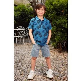 DeFacto M9583A620SMBK47 Slim Fit Jean Erkek Çocuk Şort