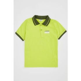 DeFacto N1413A6.20SP.YL347 Sarı Pike Polo Yaka Kısa Kollu Erkek Çocuk T-shirt