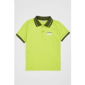 DeFacto N1413A6.20SP.YL347 Sarı Pike Polo Yaka Kısa Kollu Erkek Çocuk T-shirt