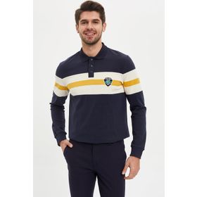 DeFacto N2479AZ20SPNV71 Polo Yaka Regular Fit Erkek Sweatshirt
