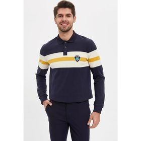 DeFacto N2479AZ20SPNV71 Polo Yaka Regular Fit Erkek Sweatshirt