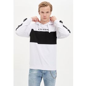 DeFacto N2572AZ20SPWT34 Renk Bloklu Kapüşonlu Erkek Sweatshirt