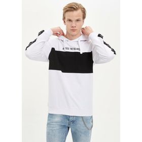 DeFacto N2572AZ20SPWT34 Renk Bloklu Kapüşonlu Erkek Sweatshirt
