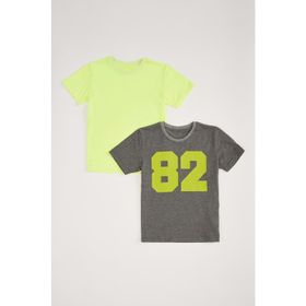 DeFacto N4071A620SMTR433 Renk Bloklu Bisiklet Yaka Erkek Çocuk T-shirt