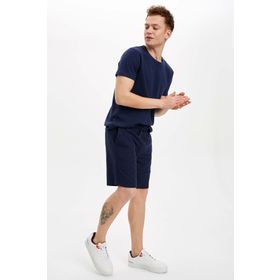 DeFacto N4955AZ20SMNV100 Lacivert Regular Fit Erkek Şort