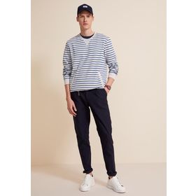 DeFacto N6640AZ.20SM.GR253 Gri Tailored Fit Dokuma Erkek Pantolon
