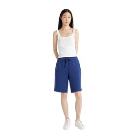 DeFacto N7439AZNS NV42 Regular Fit Basic Düz Bermuda Lacivert Kadın Şort