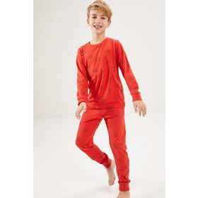 DeFacto N9605A620SPRD2 Baskılı Kısa Kollu Erkek Çocuk Pijama Takımı