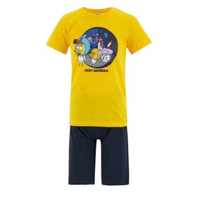 DeFacto N9605A620SPRD2 Baskılı Kısa Kollu Erkek Çocuk Pijama Takımı