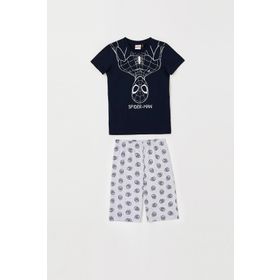 DeFacto N9605A620SPRD2 Baskılı Kısa Kollu Erkek Çocuk Pijama Takımı