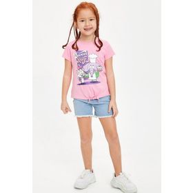 DeFacto N9731A620SPNM28 Kısa Jean Kız Çocuk Şort