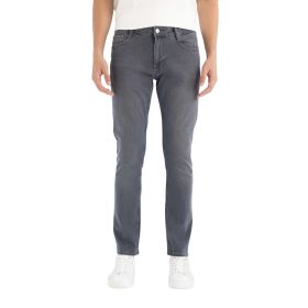 DeFacto Pedro Gri Slim Fit Dar Kalıp Normal Bel Dar Paça Erkek Jean Pantolon