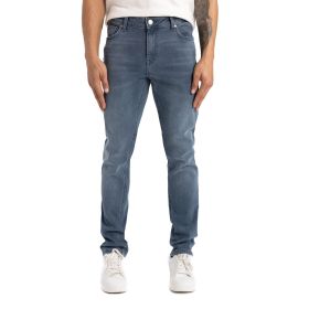DeFacto Pedro İndigo Slim Fit Dar Kalıp Normal Bel Dar Paça Erkek Jean Pantolon