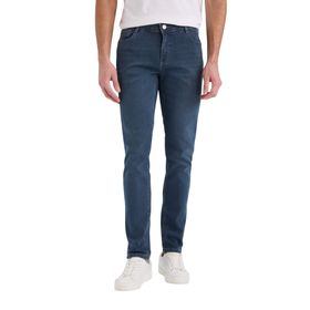DeFacto Pedro İndigo Slim Fit Dar Kalıp Normal Bel Dar Paça Erkek Jean Pantolon