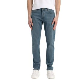 DeFacto Pedro Yeşil Slim Fit Dar Kalıp Normal Bel Dar Paça Erkek Jean Pantolon