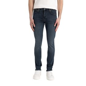 DeFacto Pedro Yeşil Slim Fit Dar Kalıp Normal Bel Dar Paça Erkek Jean Pantolon