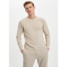 DeFacto R1054AZ20WN Bordo Bisiklet Yaka Slim Fit Triko Erkek Kazak