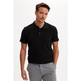DeFacto R3439AZ.20SM.BG448 Bej Polo Yaka Kısa Kollu Regular Fit Erkek T-Shirt