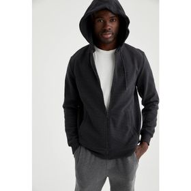 DeFacto R5775AZ20AU Erkek Kapüşonlu Fermuarlı Regular Fit Sweatshirt