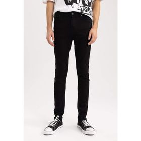 DeFacto R8752AZ23AU NM40 Super Skinny Fit En Dar Kalıp Normal Bel Ekstra Dar Paça Erkek Jean Pantolon