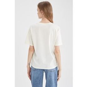 DeFacto Regular Fit Baskılı Tişört U7062AZ21SP