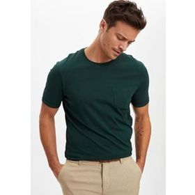 DeFacto Regular Fit Bisiklet Yaka Basic Kısa Kollu Tişört T9108AZ21SM