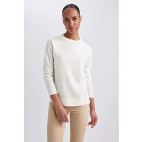 DeFacto Regular Fit Bisiklet Yaka Kazak