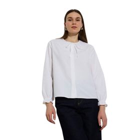 DeFacto Regular Fit Uzun Kollu Poplin Gömlek Tunik