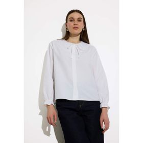 DeFacto Regular Fit Uzun Kollu Poplin Gömlek Tunik