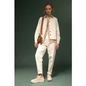 DeFacto S2790AZ22WN Paperbag Yüksek Bel Dokuma Pantolon