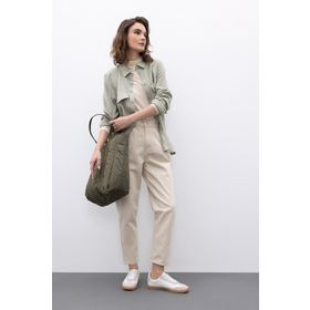 DeFacto S2790AZ23SMKH445 Kadın Baggy Gabardin %100 Pamuk Pantolon