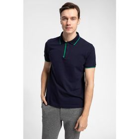 DeFacto S3618AZ20HSBK27 Siyah Polo Yaka Slim Fit Pamuklu Erkek T-Shirt