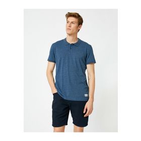 DeFacto S3618AZ20HSBK27 Siyah Polo Yaka Slim Fit Pamuklu Erkek T-Shirt