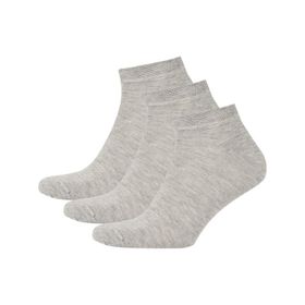 DeFacto S3904AZNSGR2 Pamuklu 3'lü Erkek Çorap Seti