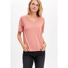 DeFacto S3930AZ20SM Erkek Slim Fit V Yaka Basic Tişört