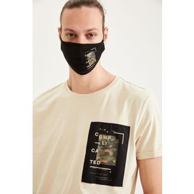 DeFacto S3995AZ20HS Erkek Bisiklet Yaka Pamuklu Tişört