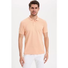 DeFacto S5186AZ20HS Erkek Polo Yaka Kısa Kollu Slim Fit Pike Tişört