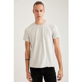 DeFacto S5345AZ20HS Erkek Regular Fit Bisiklet Yaka Basic Pamuklu Tişört