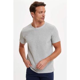 DeFacto S5345AZ20HS Erkek Regular Fit Bisiklet Yaka Basic Pamuklu Tişört