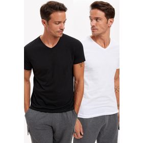 DeFacto S5345AZ20HS Erkek Regular Fit Bisiklet Yaka Basic Pamuklu Tişört