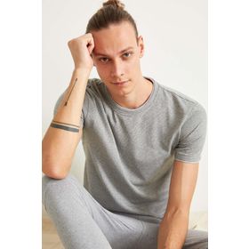 DeFacto S5345AZ20HS Erkek Regular Fit Bisiklet Yaka Basic Pamuklu Tişört