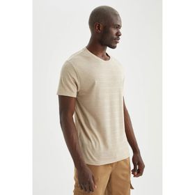 DeFacto S5345AZ20HS Erkek Regular Fit Bisiklet Yaka Basic Pamuklu Tişört
