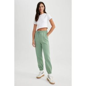 DeFacto S7370AZ23SP Haki-KH373 Standart Fit Jogger Kadın Eşofman Altı
