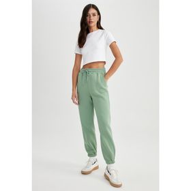 DeFacto S7370AZ23SP Haki-KH373 Standart Fit Jogger Kadın Eşofman Altı