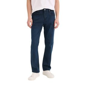DeFacto Sergio İndigo Regular Fit Normal Kalıp Normal Bel Boru Paça Erkek Jean Pantolon