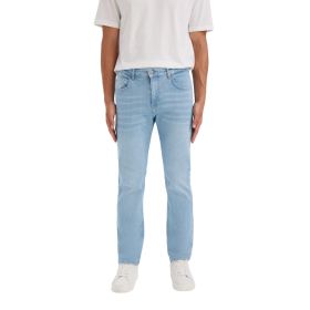 DeFacto Sergio Mavi Regular Fit Normal Kalıp Normal Bel Boru Paça Erkek Jean Pantolon