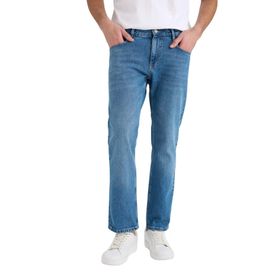 DeFacto Sergio Mavi Regular Fit Normal Kalıp Normal Bel Boru Paça Erkek Jean Pantolon