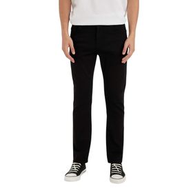 DeFacto Sergio Siyah Regular Fit Normal Kalıp Normal Bel Boru Paça Erkek Jean Pantolon